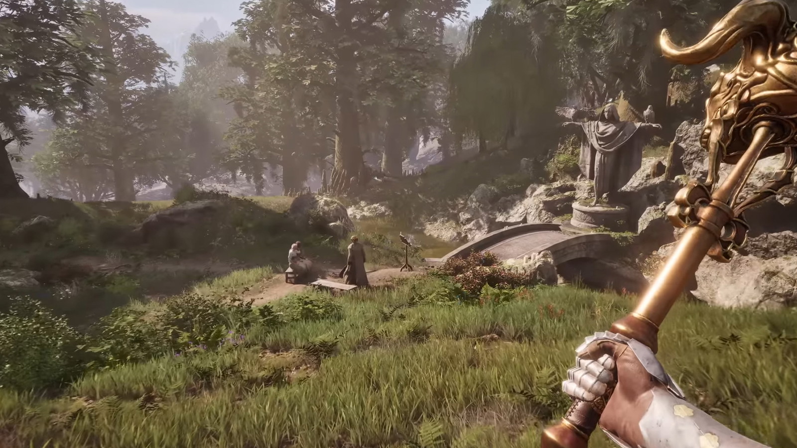 An image showing gameplay of The Elder Scrolls Oblivion Remaster.