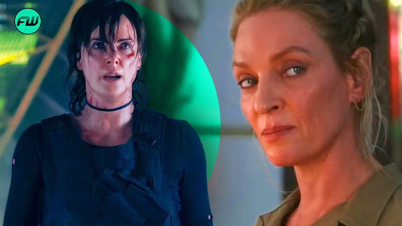 Charlize Theron and Uma Thurman in The Old Guard 2