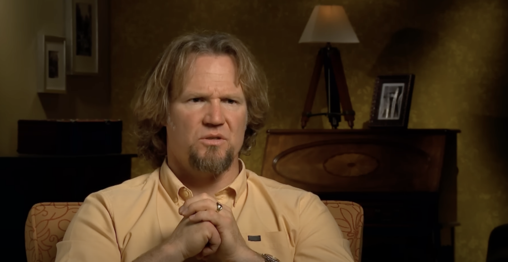 Kody Brown Panting Like a Dog in Front of His Wives Janelle and Christine Brown Will Make You Ask What Is Wrong With Him 1 Kody Brown during the Sister Wives confessional