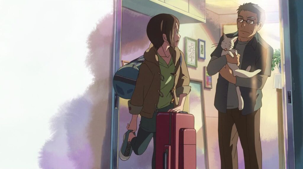 Makoto Shinkai's short masterpiece Someone's Gaze. 