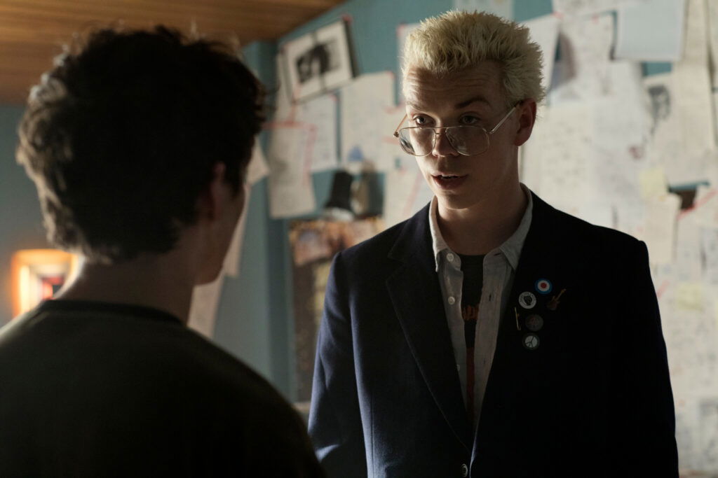 Will Poulter and Fionn Whitehead in Black Mirror: Bandersnatch