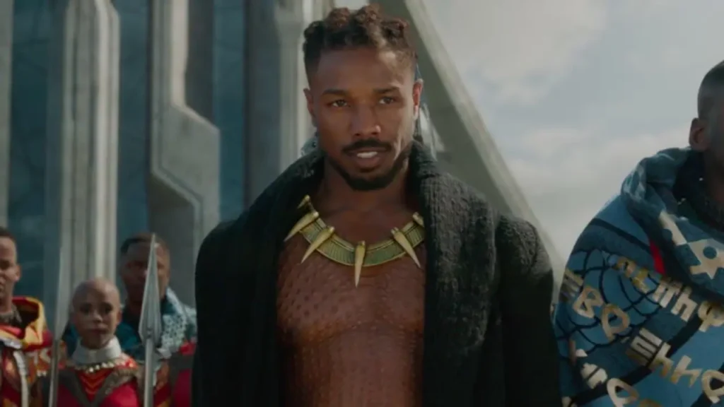 Michael B. Jordan Has His Eyes Set on a Live-Action Anime Adaptation 2 Michael B. Jordan in a still from Black Panther