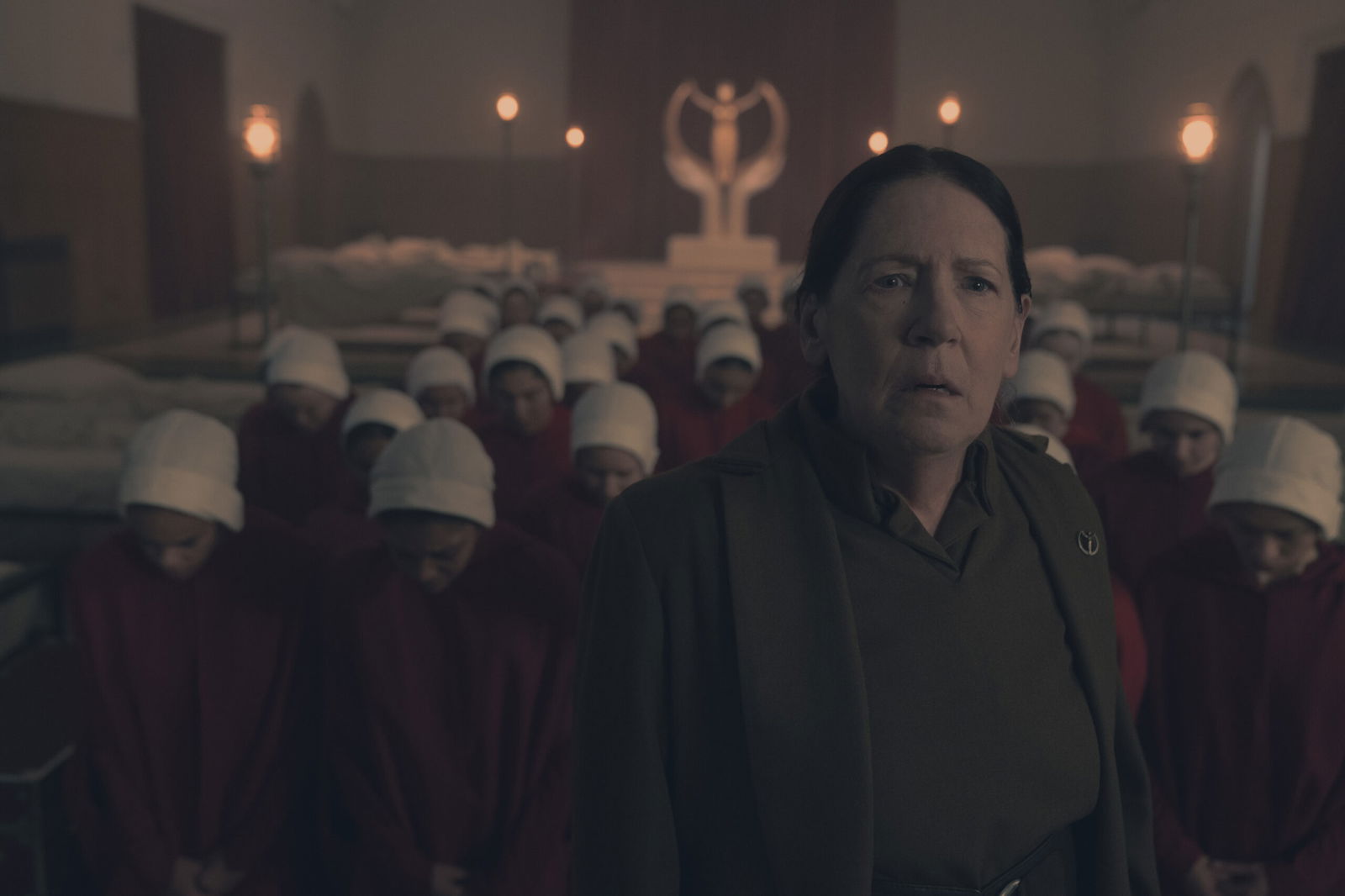 THE HANDMAID'S TALE - “Exodus” - June and Moira execute their dangerous plan. Serena makes a big commitment. (Disney/Steve Wilkie)
ANN DOWD