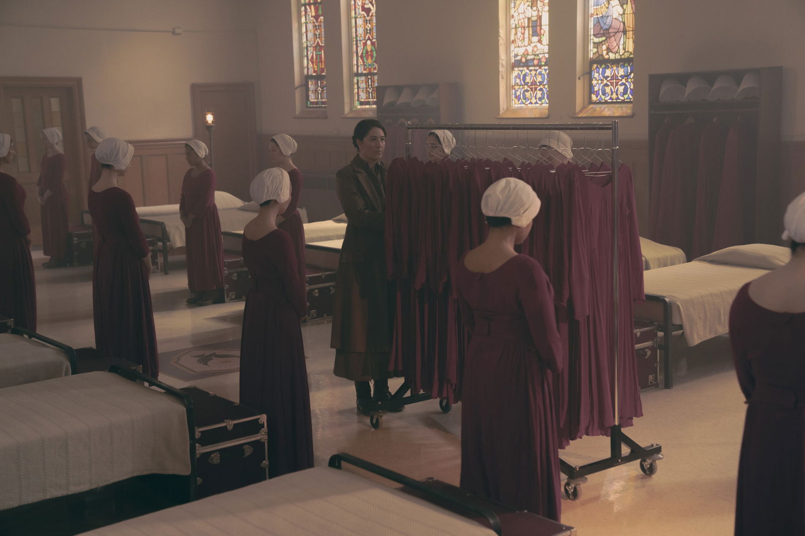 THE HANDMAID'S TALE - “Exodus” - June and Moira execute their dangerous plan. Serena makes a big commitment. (Disney/Steve Wilkie)
D’ARCY CARDEN
