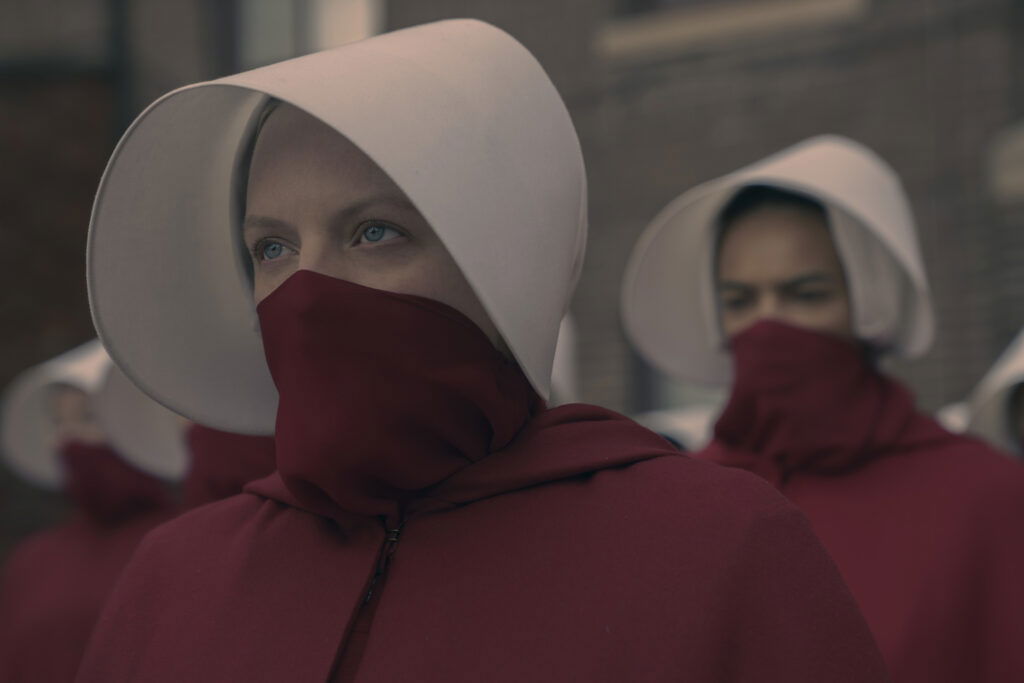 The Handmaid's Tale stars Elisabeth Moss