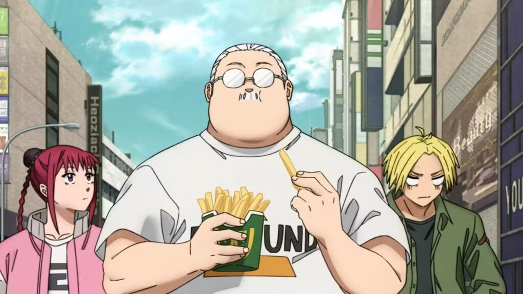 The Romance Anime Better Than ‘Blue Box’ Will Need to Overcome a Major Challenge 2 sakamoto chomping french fries with his gang members