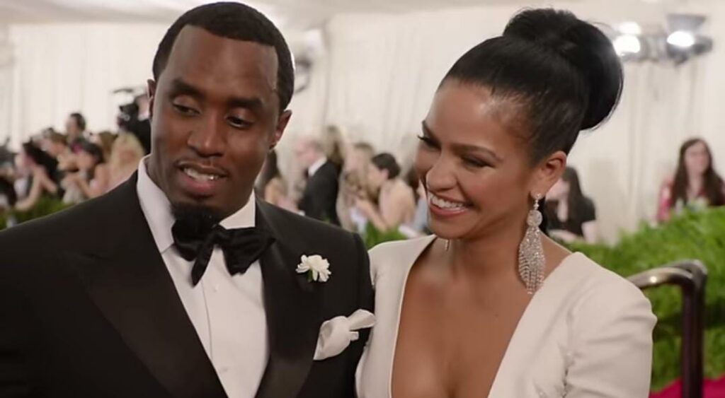 Cassie Ventura Said P Diddy Could Never Be Like Bruce Willis Even if He Badly Wanted To 3 Diddy and Cassie Ventura smiling at the Met Gala.
