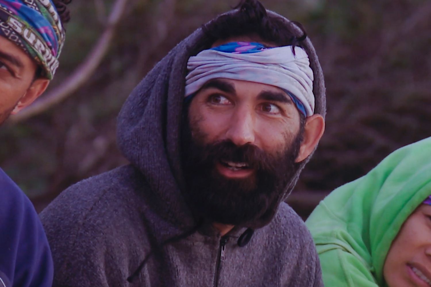 A dramatic image of a Survivor 48 contestant, hinting at the betrayal