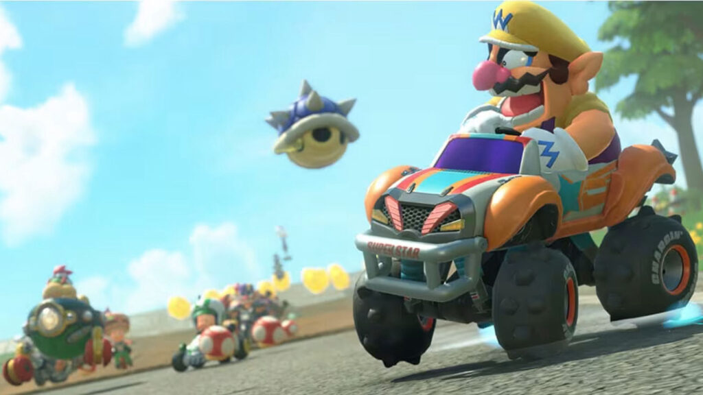 Call Off the Skepticism - Mario Kart World Just Got 10 Hours Deeper Thanks to One Obsessive Racer 8 Wario looking terrified in Mario Kart World.