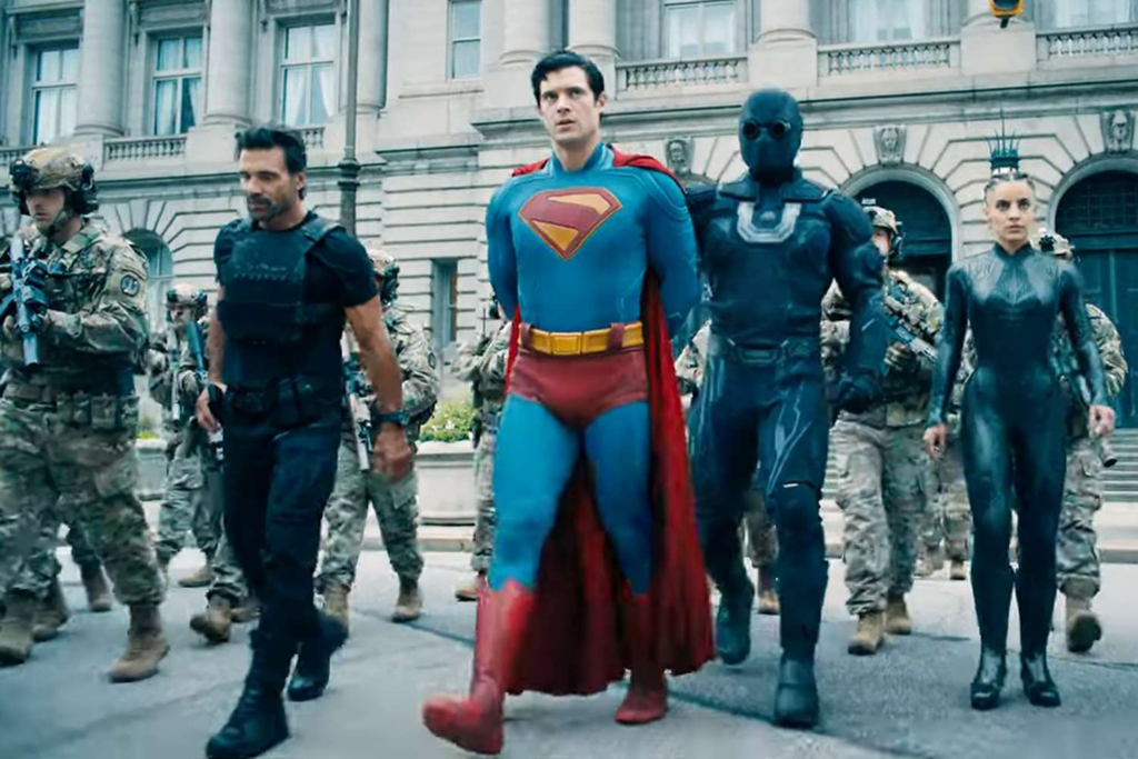 I Am Super Nervous About James Gunn’s Superman’ Movie After Frame by Frame Comparison With Ezra Miller’s ‘The Flash’ 1 Frank Grillo and María Gabriela de Faría walking beside an incarcerated David Corenswet