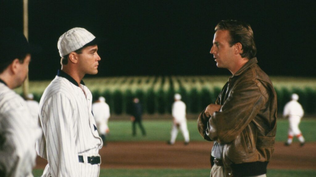 Kevin Costner and Ray Liotta appeared as Ray Kinsella and Shoeless Joe Jackson in 'Field of Dreams'