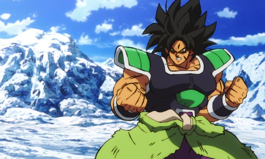I’ve Seen Every Fight and Only One ‘Dragon Ball’ Villain Is Stronger Than Broly 3 Broly poised for combat with the wintry mountains as the background.