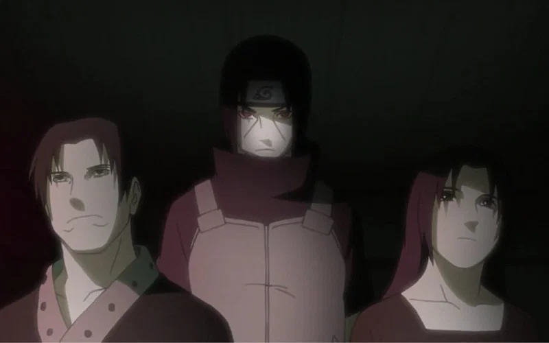 Itachi giết cha mẹ mình trong Naruto.