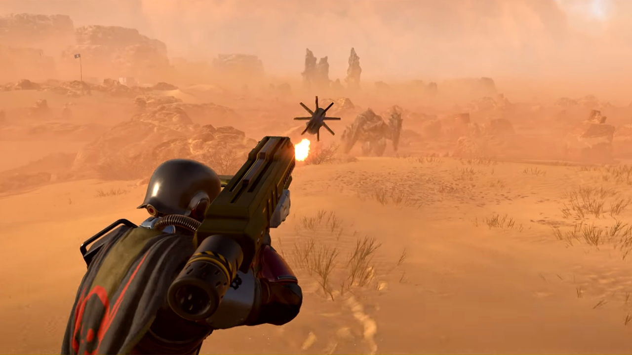 Ракетные установки Helldivers 2 взлетают на свободу против Illuminati!