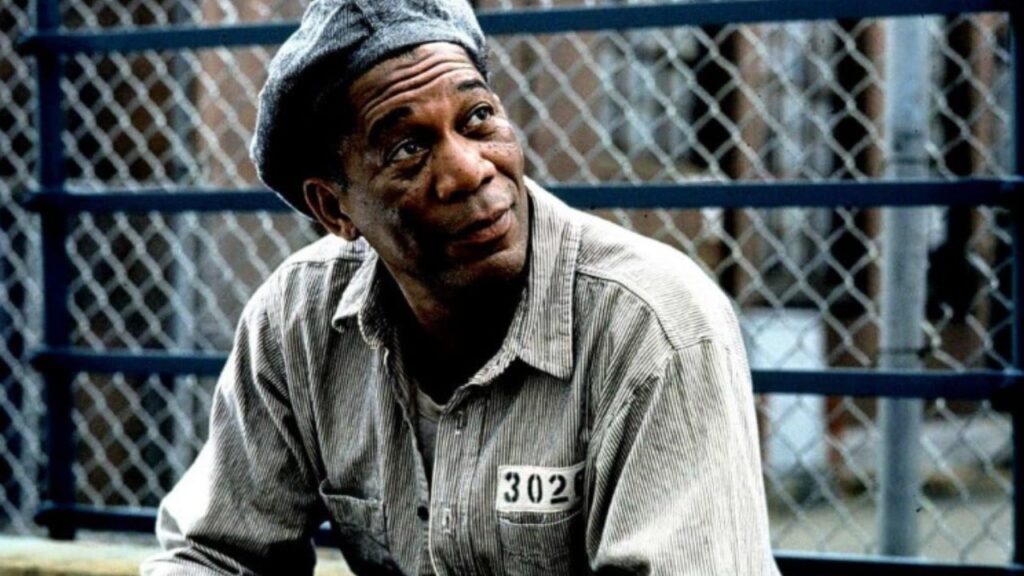 'Look Back' Director Reveals the Morgan Freeman Movie That Mirrored the Movie's Ending 2 Morgan Freeman in Shawshank prison.