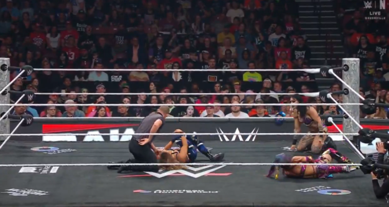 Rhea Ripley Watches in Horror as Zoey Stark Injures Her Knee Doing This ...