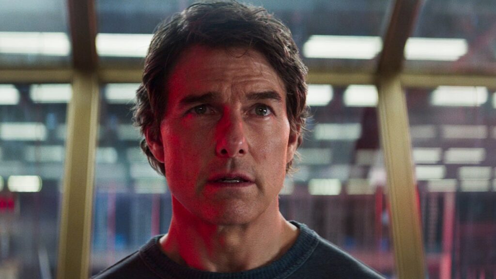‘Mission: Impossible – The Final Reckoning’ Ending Explained: Did Ethan Hunt Save the World From Its Grim Fate 1 Tom Cruise in a still from Mission: Impossible - The Final Reckoning explaining things to someone.