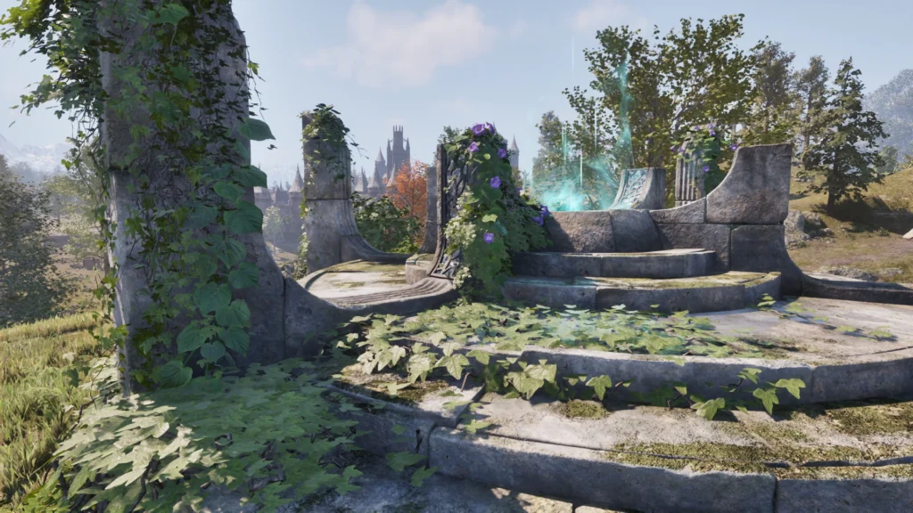 The lush environment of The Elder Scrolls 4: Oblivion Remastered.