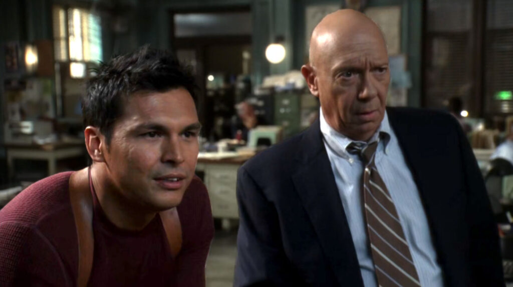 ‘Law & Order’ Star Wanted Kevin Costner’s ‘Yellowstone’ to Be Boycotted Over Its Worst Blunder 1 Adam Beach talks in the precinct