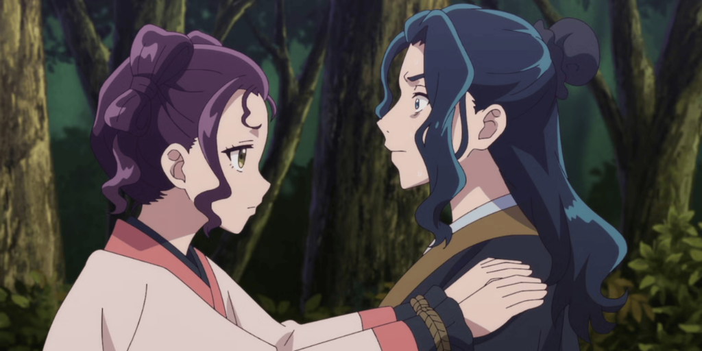 ‘The Apothecary Diaries’ Most Complex Character Embodies Its Darkest Theme 11 Shisui comforts Suirei after Maomao throws a snack in The Apothecary Diaries.