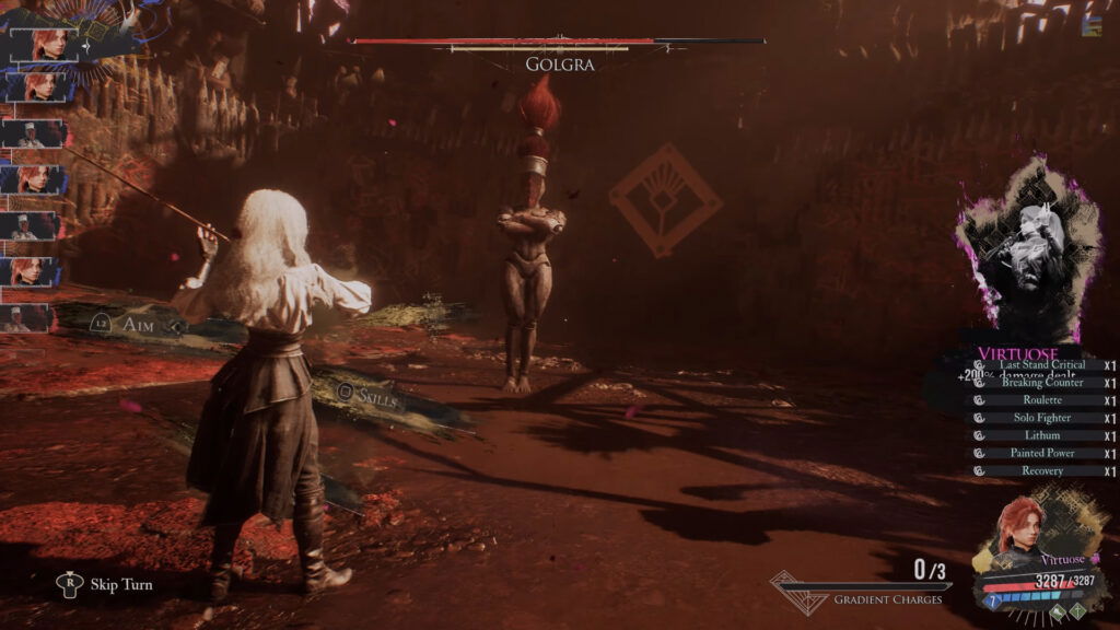 An image showing the gameplay of Clair Obscur: Expedition 33.