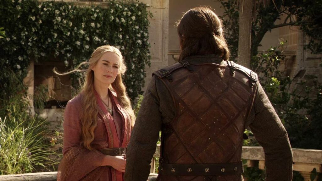 “I was struggling”: ’Game of Thrones’ Writer Who Left After 2 Seasons Had a “hard time” on the Show for 1 Predictable Reason 1 lena headey and sean bean talking in the garden in game of thrones