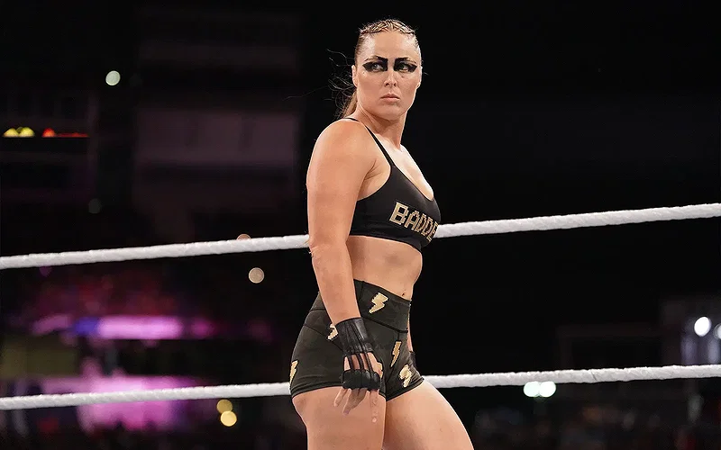 Ronda Rousey during her WWE match