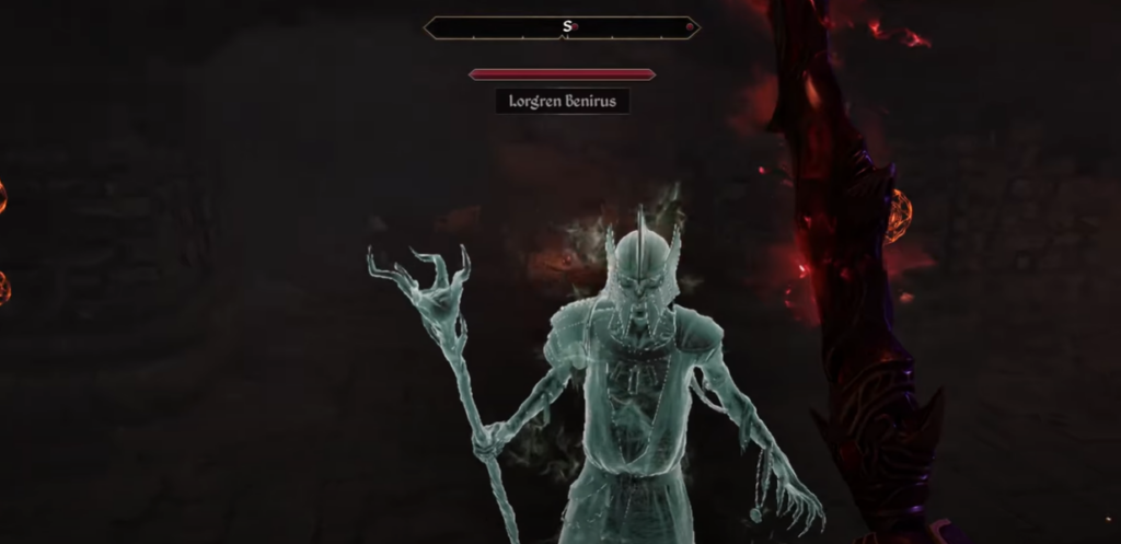Lorgren Benirus' ghost in The Elder Scrolls IV: Oblivion Remastered