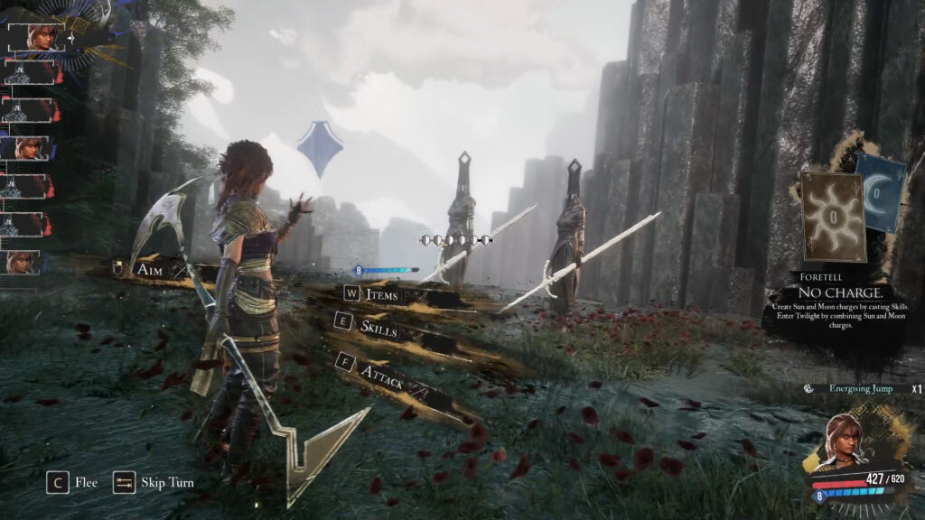 An image showing the gameplay of Clair Obscur: Expedition 33.