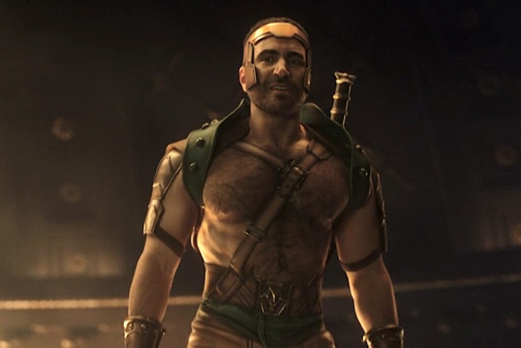 Ted Lasso Star's Next Marvel Project Reportedly Not Thor 5 1 Ted Lasso star Brett Goldstein standing in the costume of Hercules in a still from Thor: Love and Thunder.