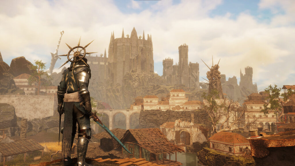 Screenshot from Tainted Grail: The Fall of Avalon, which is inspired by Bethesda's Oblivion.