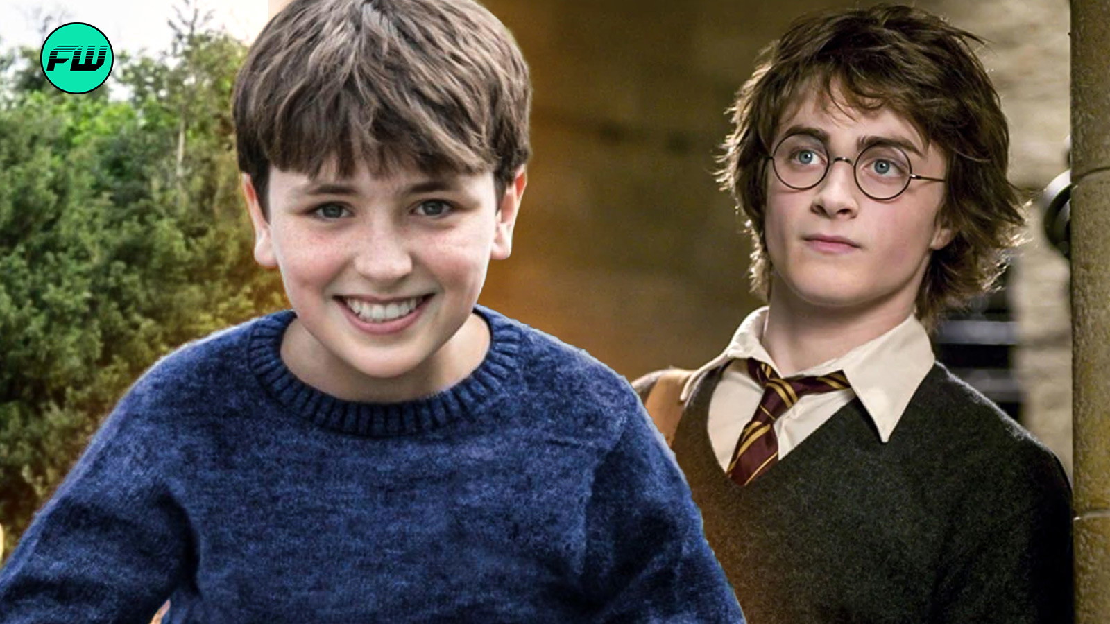 dominic mclaughlin and daniel radcliffe as harry potter