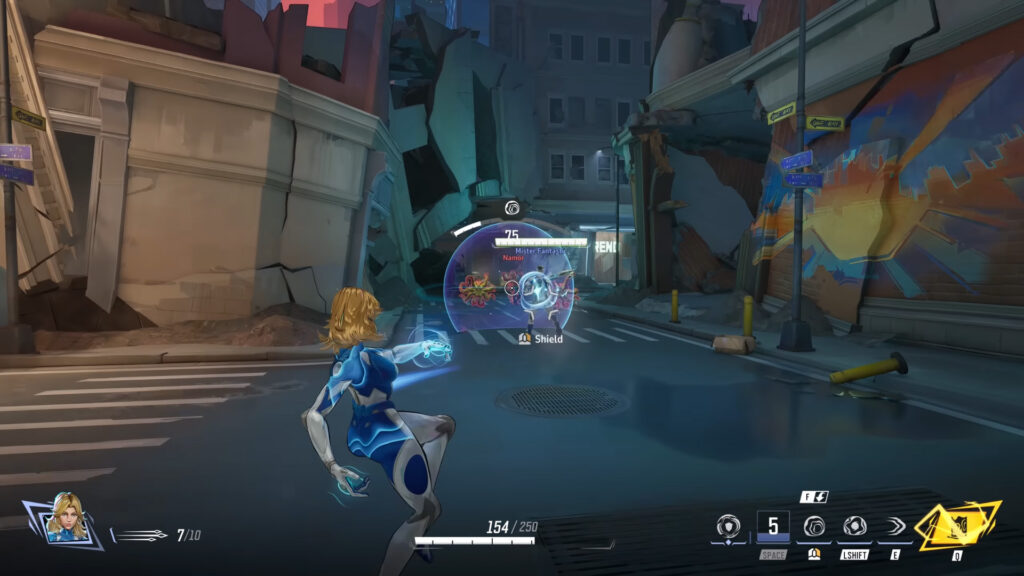 Invisible Woman gameplay in Marvel Rivals