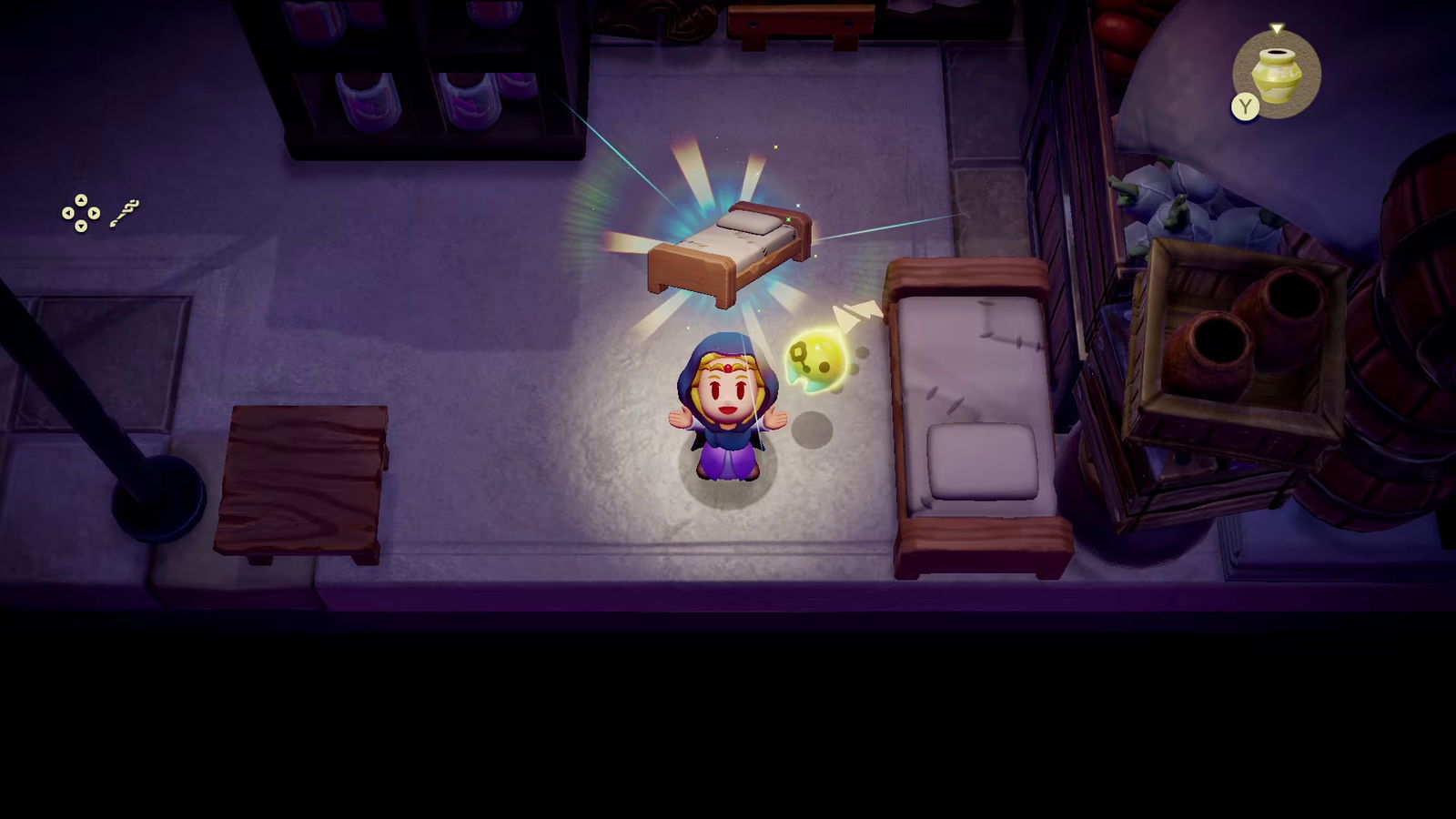 The image shows the gameplay of The Legend of Zelda: Echoes of Wisdom