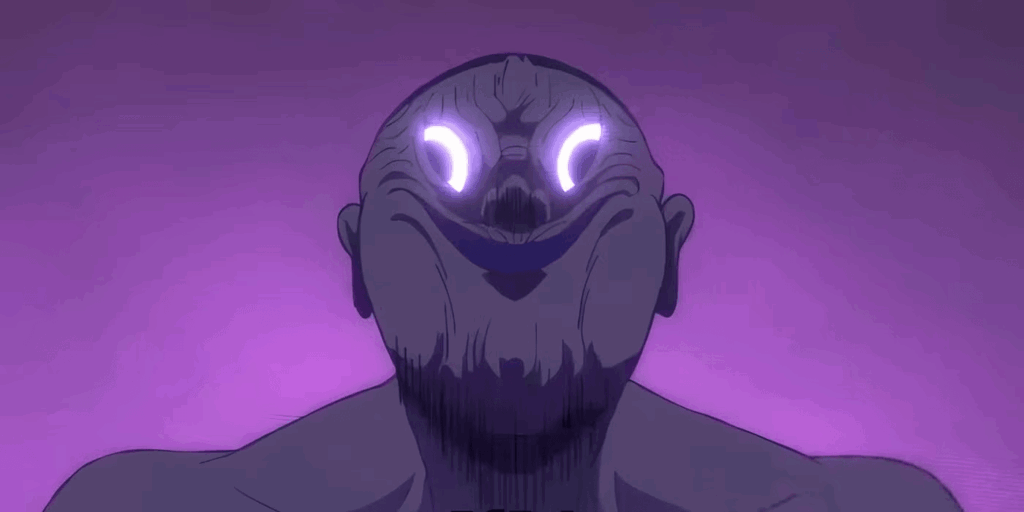 'Dandadan' Breaking Its Own Box Office Record Is a Sign the Anime Deserves an Actual Movie 8 a still showing powers of evil eye