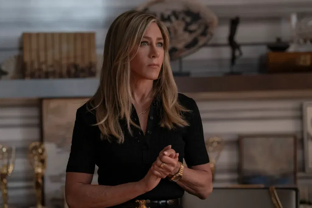 Jennifer Aniston in  a scene from The Morning Show 