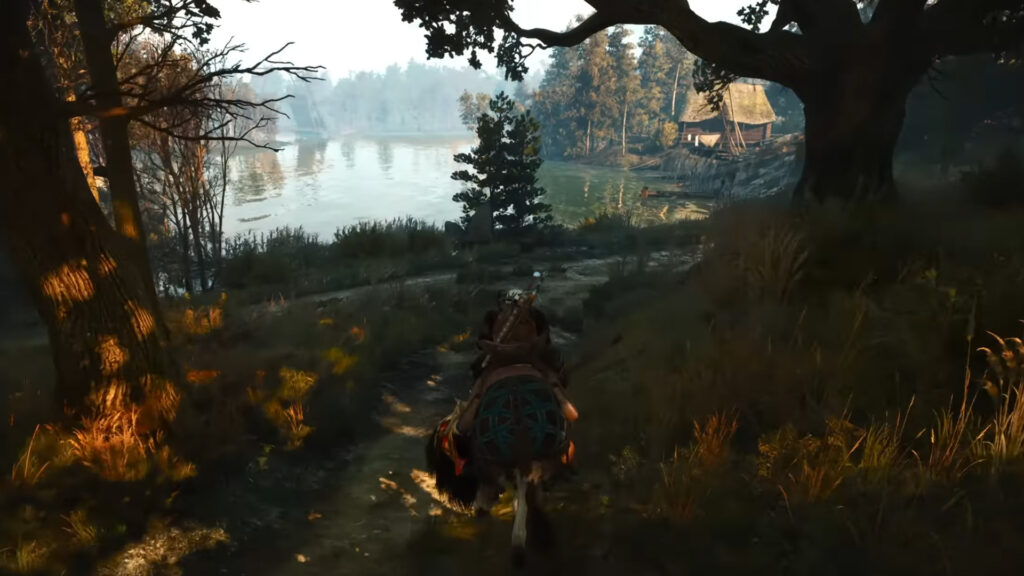 After Cyberpunk 2077, Another CDPR Banger Might Be Set for a Shocking DLC Comeback 4 Geralt riding a horse in a still from The Witcher 3.
