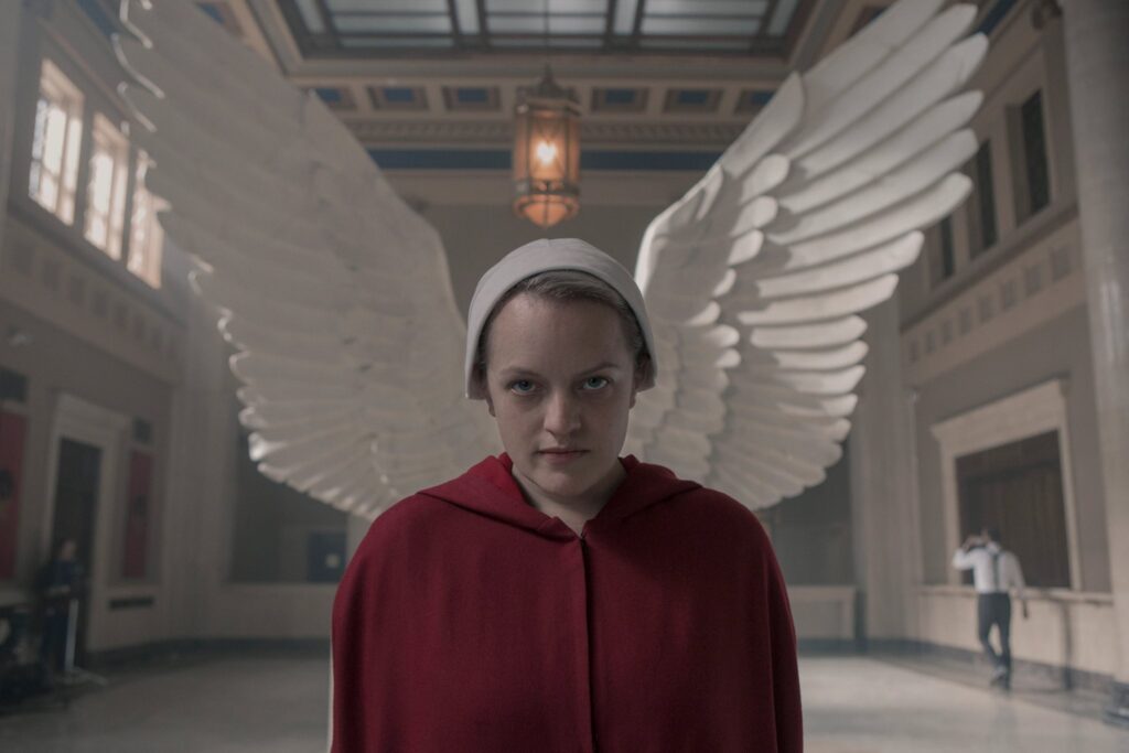 June with white wings on her back.
