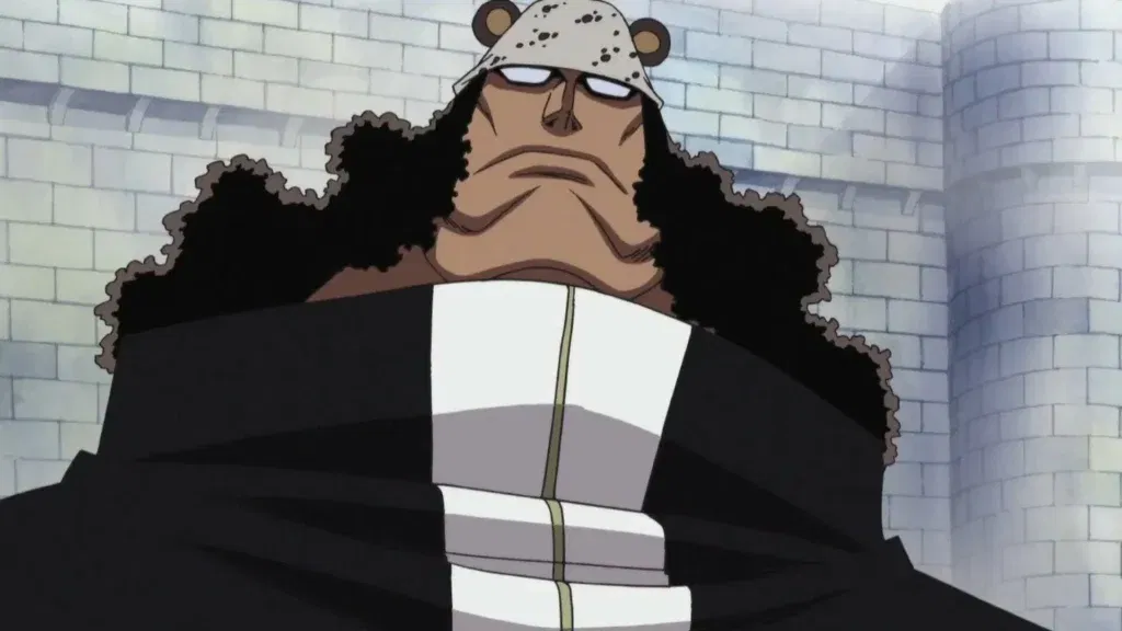 a still from the One Piece anime series