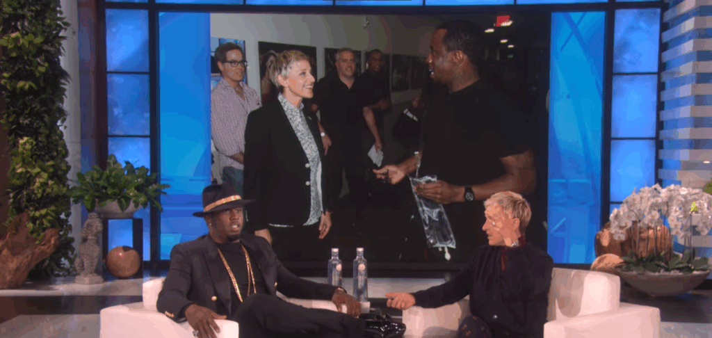 P Diddy talks to Ellen DeGeneres about the IV bag incident