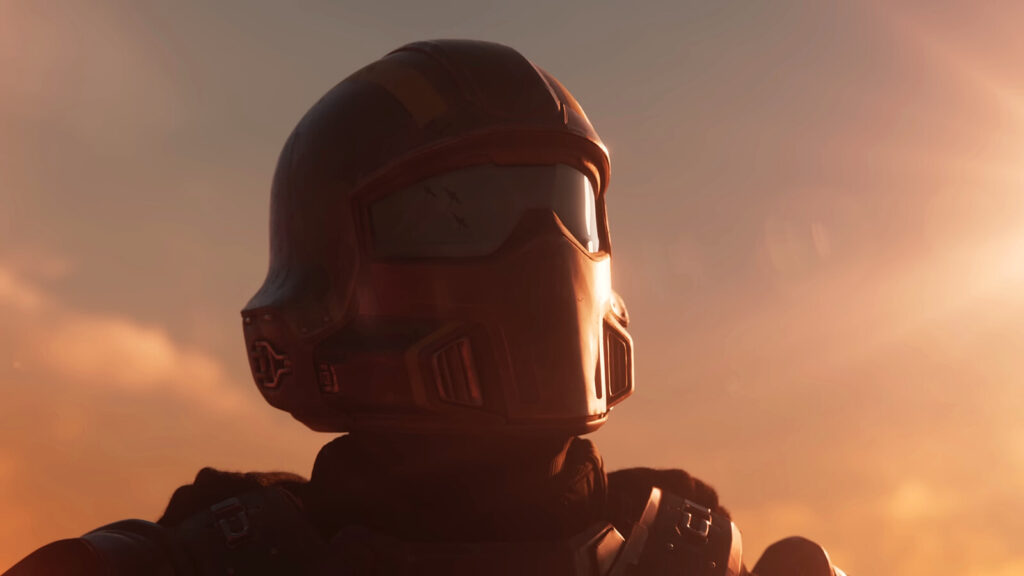 The Illuminate Are Back, and Helldivers Are Begging for a Shot at Their Home Planet 103 The image shows the helmet of the helldivers in Helldivers 2
