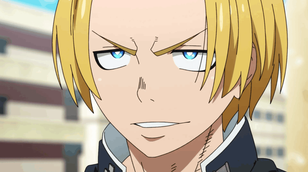 Arthur Boyle in the anime fire force