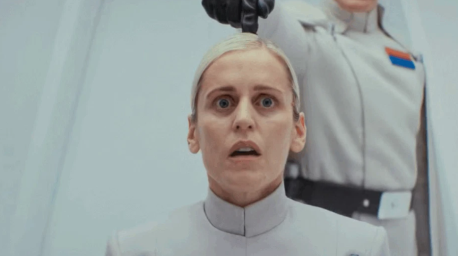 20 Absolutely Best TV Shows to Watch Right Now (June 2025) 7 Dedra Meero looks scared as Krennic presses her head.