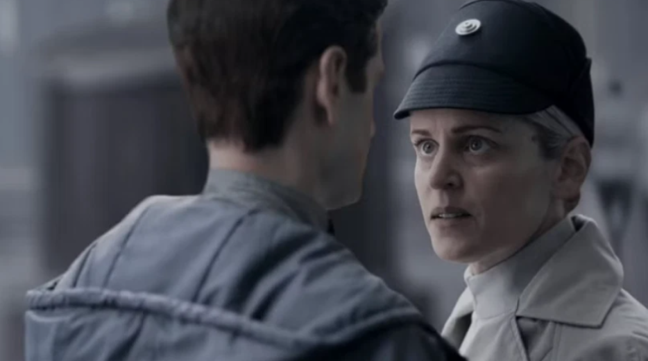 20 Absolutely Best TV Shows to Watch Right Now (June 2025) 9 Dedra Meero is in an Imperial uniform and she is intensely confronting a man.