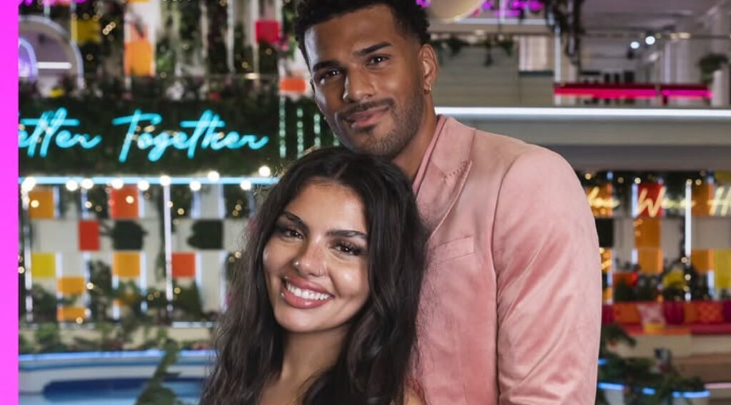 Love Island USA Season 7: Jeremiah Deserves an Upgrade and Huda Isn’t It 8 Huda Mustafa leaning on Jeremiah Brown in Love Island Season 7