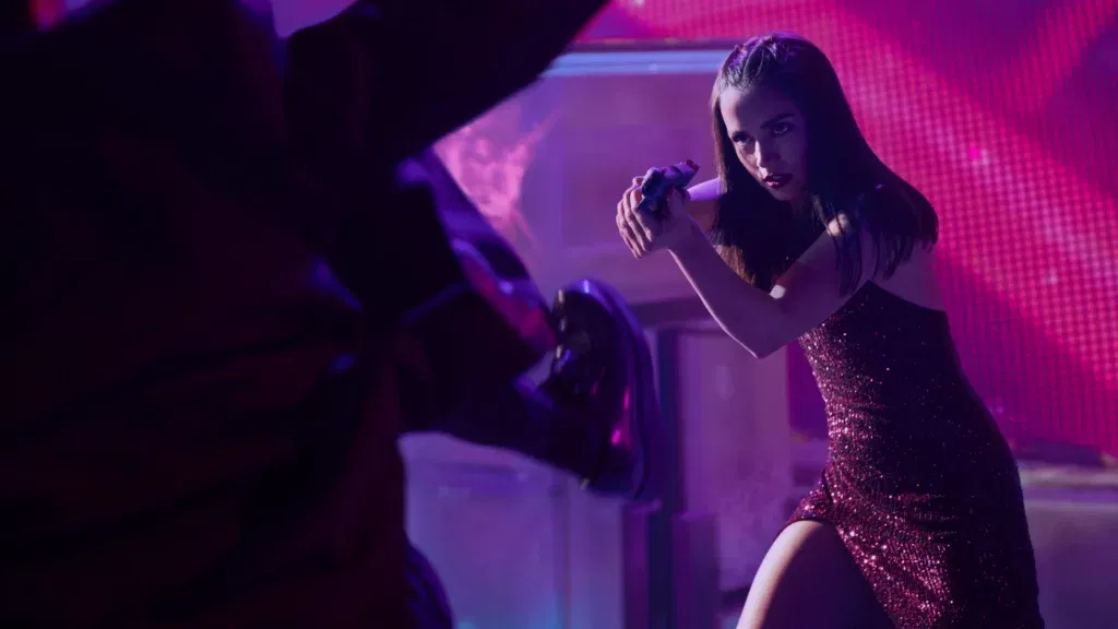 Ana de Armas' 'Ballerina' Releases on Digital After Less Than a Month: What Does That Mean for John Wick Franchise? 1 Ana de Armas pulling a gun in a club in a still from Ballerina.