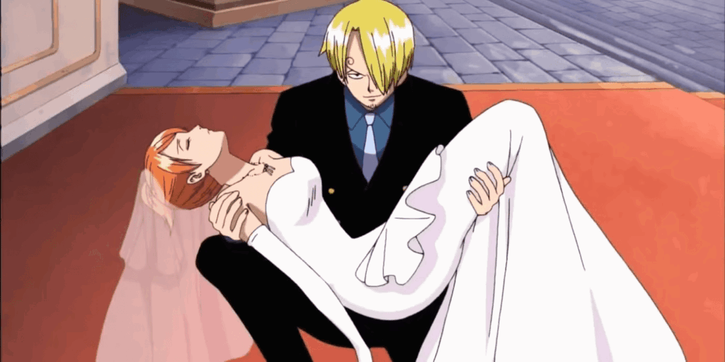 Why Netflix Shouldn't Emphasize on Sanji's Pervertness in One Piece Live Action Series? 2 sanji proncess-carries nami