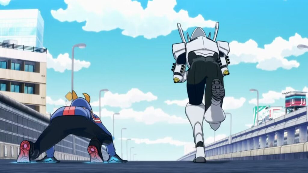 Koichi and Ingenium teaming up in My Hero Academia: Vigilantes