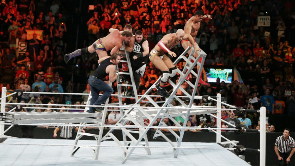 5 Best ‘Money in the Bank’ Matches in WWE History That Proved Vince McMahon Was a Genius 8 2011 Money in the Bank ladder match