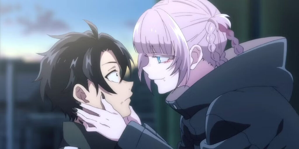 'Call of the Night' Season 2 Got 'Dandadan's Ace Up Its Sleeve 2 Nazuna holds Ko's face.